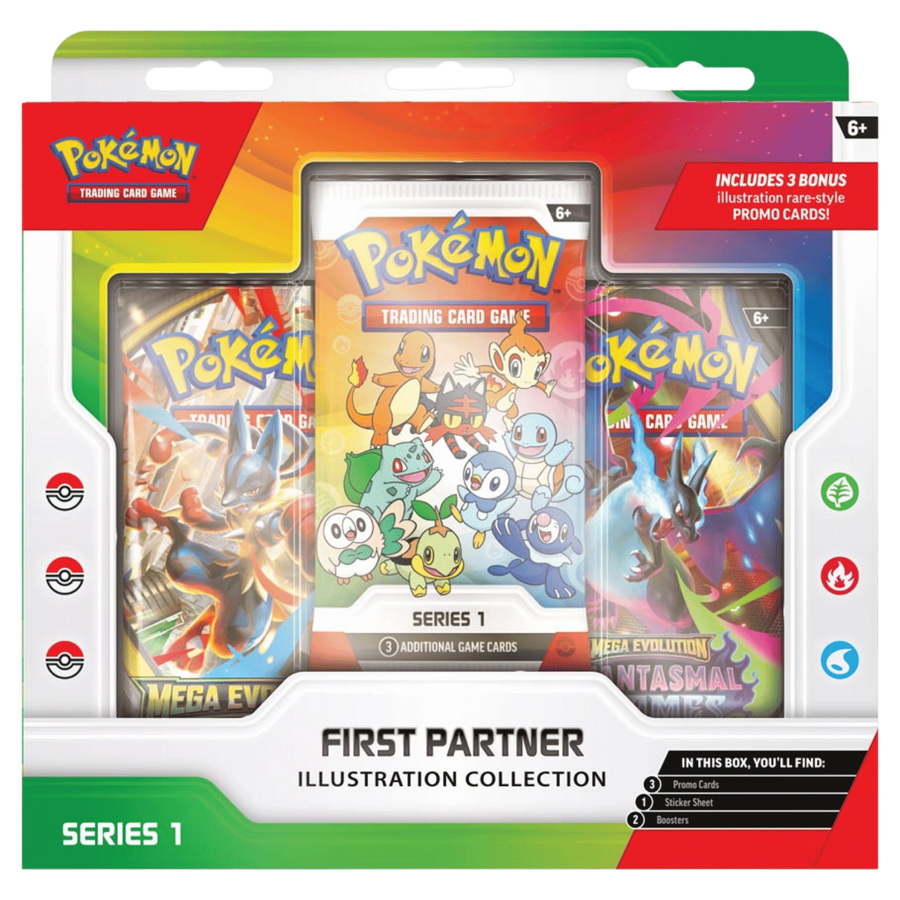 Pokemon First Partner Illustration Collection (Series 1)